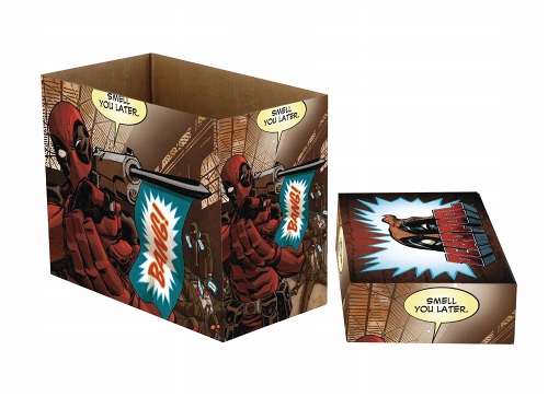 MARVEL COMICS DEADPOOL BANG 5 PK SHORT COMIC STORAGE BOX (O/A) / NOV212819