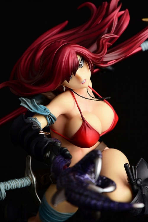 FAIRYTAIL フェアリーテイル/ エルザ・スカーレット the 騎士 ver.another color 黒鎧 1/6 PVC