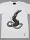 TORCH TORCH/ エイリアン チェストバスター Tシャツ バニラホワイト サイズS