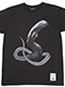 TORCH TORCH/ エイリアン チェストバスター Tシャツ ブラック サイズS