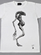 TORCH TORCH/ エイリアン4 ニューボーン・エイリアン Tシャツ バニラホワイト サイズS