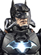DCマルチバース/ Justice League The Amazo Virus: バットマン 7インチ アクションフィギュア ハズマットスーツ ライトアップバットマンシンボル ver
