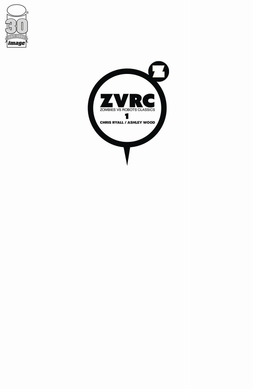 ZVRC ZOMBIES VS ROBOTS CLASSIC #1 (OF 4) CVR C BLANK CVR (MR)/ JAN220119 - イメージ画像