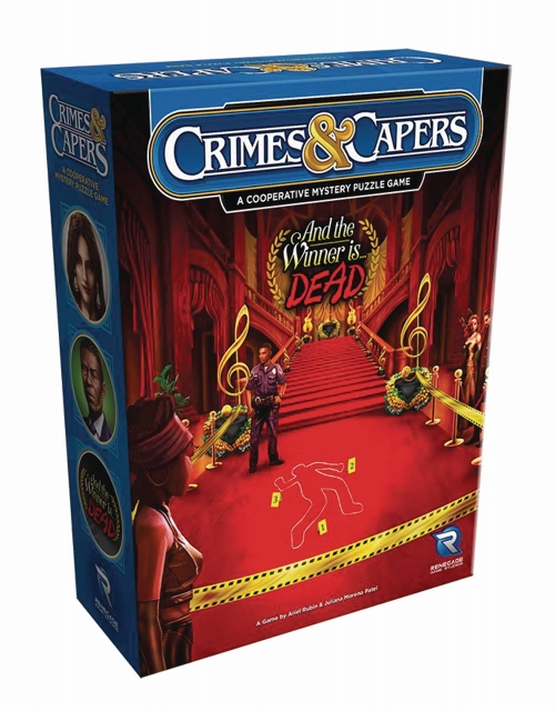 CRIMES & CAPERS WINNER IS DEAD COOP MYSTERY PUZZLE GAME / JAN222637