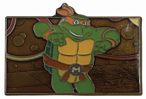 TMNT MICHAELANGELO IS A PARTY DUDE PIN (O/A)/ MAR222723
