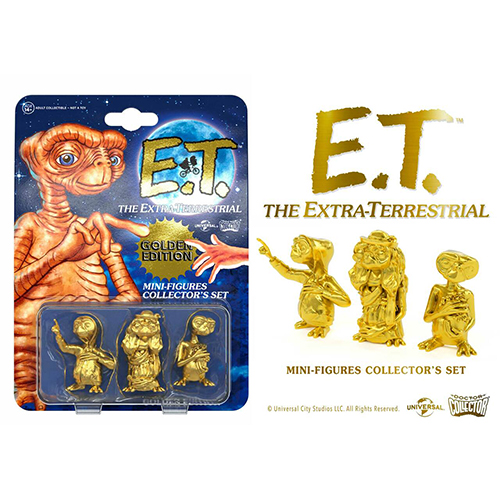 E.T./ ミニフィギュア 3種セット（ゴールド エディション）