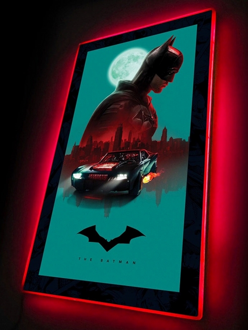 THE BATMAN -ザ・バットマン-/ Vengeance #2 LED ミニポスターサイン ウォールライト - イメージ画像