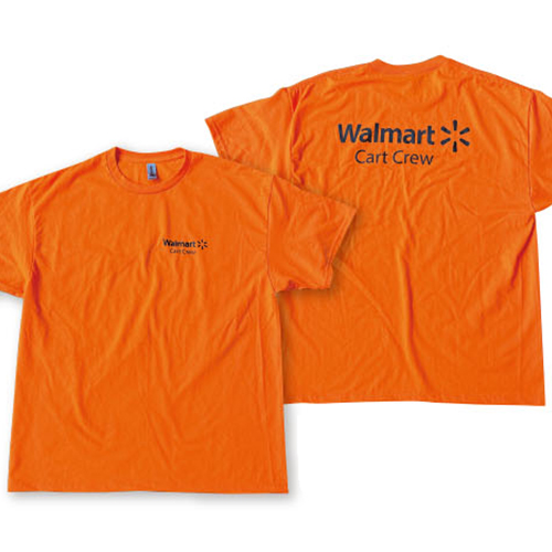 Walmart（ウォルマート）/ カートクルー Tシャツ（オレンジ）:US Lサイズ