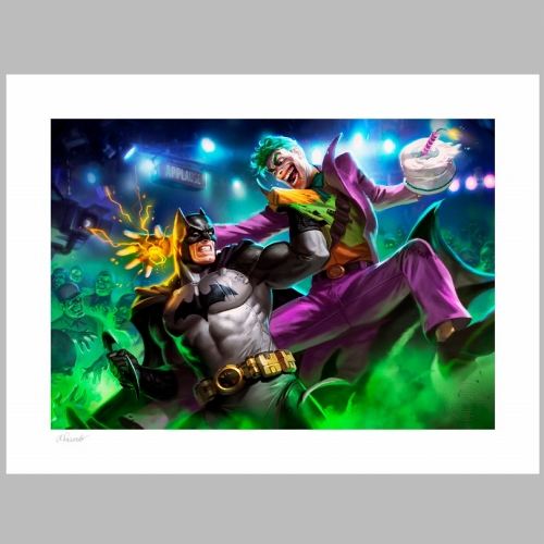 DCコミックス/ バットマン vs ジョーカー by アレックス・パスチェンコ アートプリント - イメージ画像