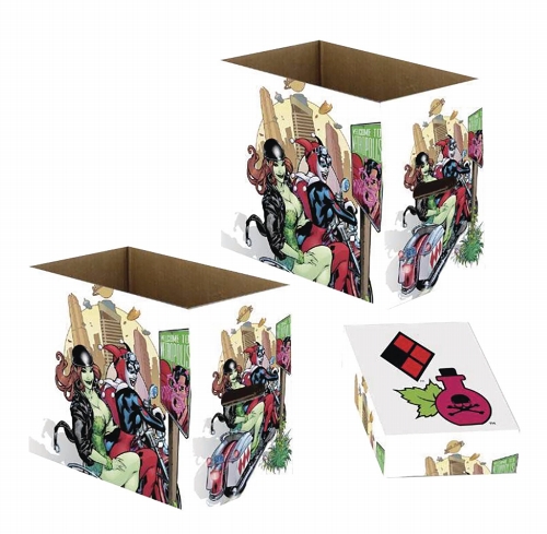 DC COMICS HARLEY QUINN & IVY 5PK SHORT COMIC STORAGE BOX (O/A)