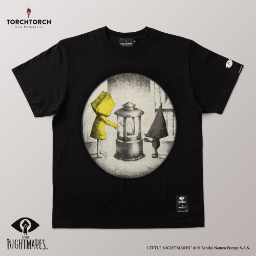 リトルナイトメア × TORCH TORCH/ シックスとノームのTシャツ ブラック サイズM