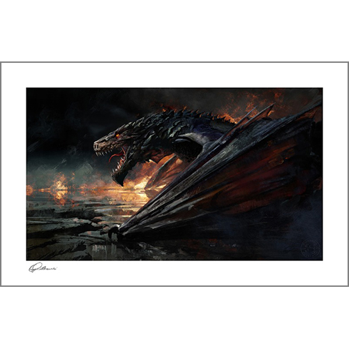 ドラゴンズ・ケイブ 2 by グレッグ・ルトコウスキー アートプリント - イメージ画像