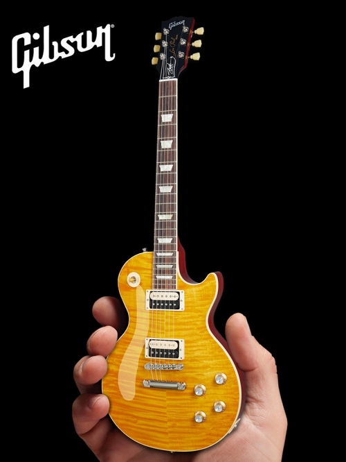 ガンズ・アンド・ローゼズ スラッシュ Ltd Edition Appetite Burst Gibson Les Paul Standard 1/4 ギター ミニチュアモデル - イメージ画像