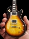 ガンズ・アンド・ローゼズ スラッシュ Gibson Les Paul Standard November Burst 1/4 ギター ミニチュアモデル