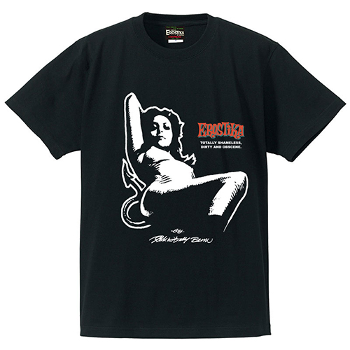 エロスティカ/ WICKED WOMAN Tシャツ ブラック サイズXL