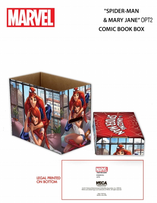 MARVEL SPIDER-MAN & MJ 5PK SHORT COMIC STORAGE BOX (Net) (C: 1-1-2)/ JUL223327