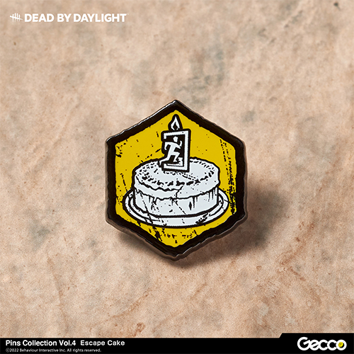 Gecco pins/ Dead by Daylight ピンズコレクション vol.4: 脱出だ！ケーキ (Escape! Cake)