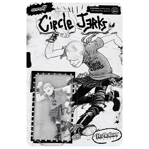 リ・アクション/ CIRCLE JERKS（サークル・ジャークス）: スカンクマン（グレースケールVer.）