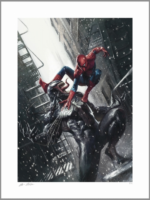 マーベルコミック/ スパイダーマン vs ヴェノム by マルコ・マストラッツォ アートプリント