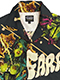 エロスティカ/ FARPLANE NIGHT オープンシャツ ブラック サイズXL