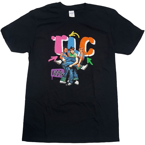 TLC （ティーエルシー）/ Kicking Group Tシャツ （ブラック）: UK XXLサイズ （US XLサイズ）