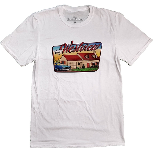 WandaVision （ワンダヴィジョン）/ Westview Tシャツ （ホワイト）: UK XXLサイズ （US XLサイズ）