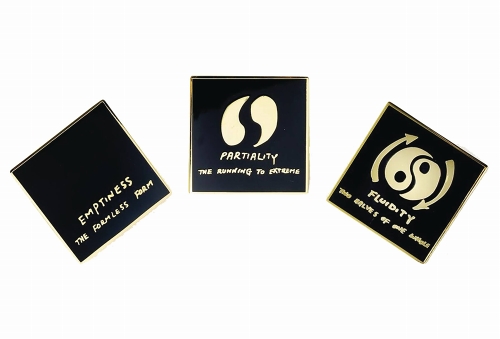 BRUCE LEE THE THREE STAGES OF CULTIVATION PIN SET