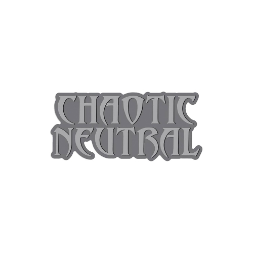 MORAL ALIGNMENT CHAOTIC NEUTRAL ENAMEL PIN