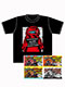 福崎町妖怪グッズシリーズ/ GAJIRO Tシャツ＆ステッカーセット 赤 Sサイズ