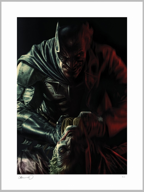 DCコミックス/ Batman #100 バットマン＆ジョーカー by リー・ベルメホ アートプリント - イメージ画像