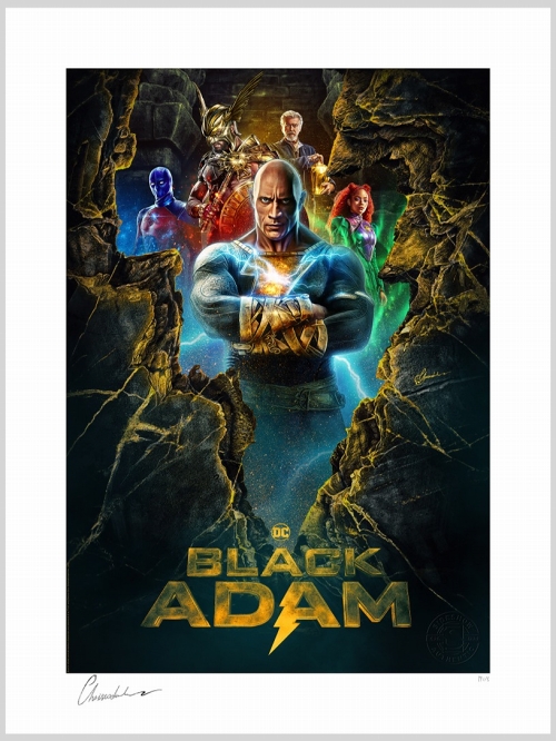 Black Adam/ ブラックアダム by クリス・クリストドゥールー アートプリント - イメージ画像