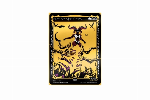 MTG PHYREXIAN DOMINARIA UNITED SHEOLDRED BLK OUT AR PIN/ NOV223101