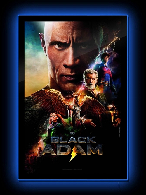 Black Adam/ ブラックアダム LED ラージポスターサイン ウォールライト