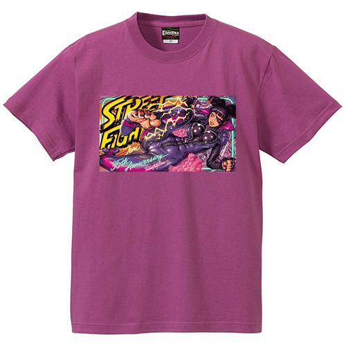 エロスティカ/ STREET FIGHTER V x Rockin’Jelly Bean Series 2 "JURI" Tシャツ パープル サイズS