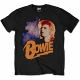 DAVID BOWIE (デヴィッド・ボウイ)/ RETRO BOWIE Tシャツ （ブラック）: UK Mサイズ