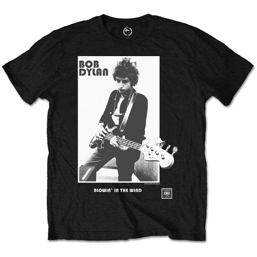 BOB DYLAN (ボブ・ディラン)/ BLOWING IN THE WIND Tシャツ （ブラック）: UK Lサイズ