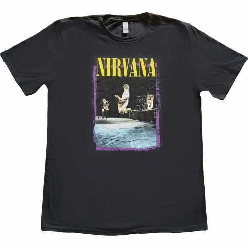 NIRVANA (ニルヴァーナ)/ STAGE JUMP Tシャツ （ブラック）: UK Mサイズ - イメージ画像