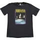 【豆魚雷 決算SALE/来店引取不可】NIRVANA (ニルヴァーナ)/ STAGE JUMP Tシャツ （ブラック）: UK Lサイズ