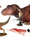 ARTPLA/ 研究員とティラノサウルス 1/35 プラモデルキット セット