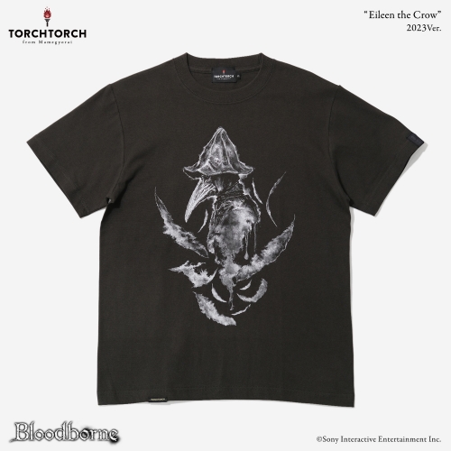 Bloodborne × TORCH TORCH/ Tシャツコレクション: 狩人狩りアイリーン 2023 ver インクブラック S - イメージ画像