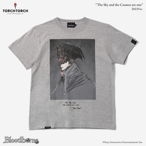 Bloodborne × TORCH TORCH/ Tシャツコレクション: 宇宙は空にある 2023 ver ヘザーグレー S