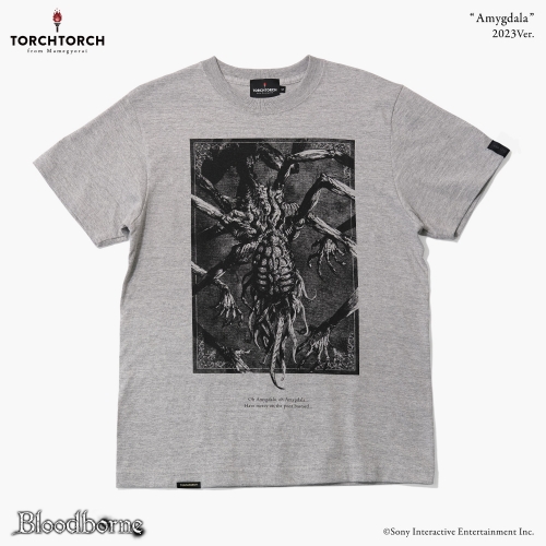 Bloodborne × TORCH TORCH/ Tシャツコレクション: アメンドーズ 2023 ver ヘザーグレー L