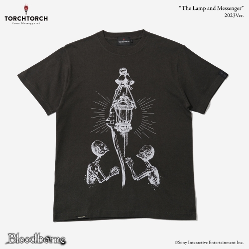 Bloodborne × TORCH TORCH/ Tシャツコレクション: 灯りと使者 2023 ver インクブラック XL