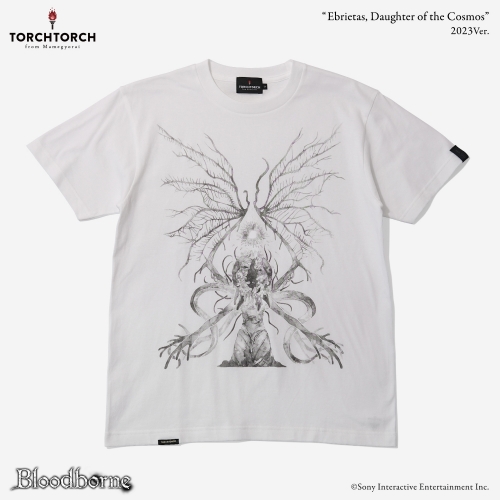 Bloodborne × TORCH TORCH/ Tシャツコレクション: 星の娘、エーブリエタース 2023 ver ホワイト M - イメージ画像