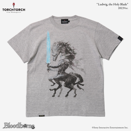 Bloodborne × TORCH TORCH/ Tシャツコレクション: 聖剣のルドウイーク 2023 ver ヘザーグレー S - イメージ画像