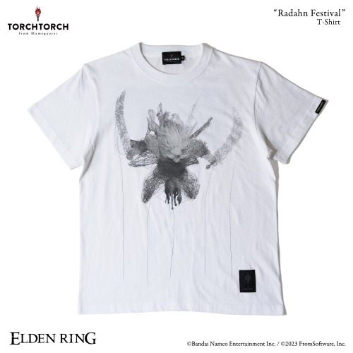 ELDEN RING × TORCH TORCH/ ラダーン祭りのTシャツ ホワイト M - イメージ画像