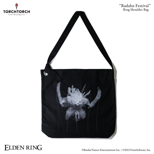 ELDEN RING × TORCH TORCH/ ラダーン祭りのリングショルダーバッグ ブラック - イメージ画像