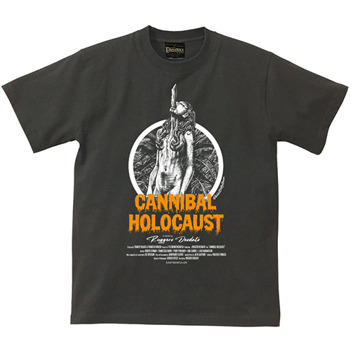 エロスティカ/ 食人族: "CANNIBAL HOLOCAUST" Tシャツ ブラック サイズXL