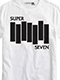 スーパー7 Tシャツ フラッグ Ver.（ホワイト） US: XLサイズ