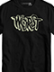 ザ・ワースト Tシャツ グロウロゴ Ver.（ブラック） US: XLサイズ